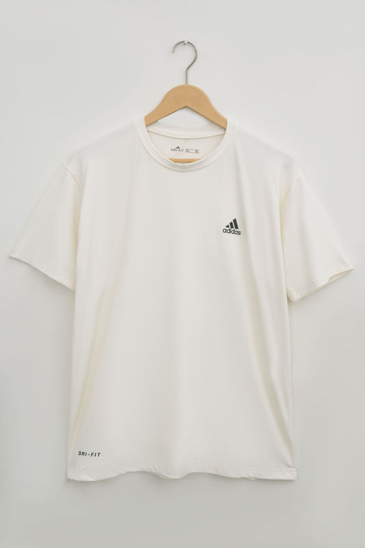 Off White Dri-fit 4 Way Strech T‑Shirt-BeBold