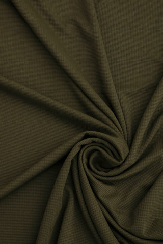 Olive Green Dri-fit 4 Way Stretch T‑Shirt-BeBold