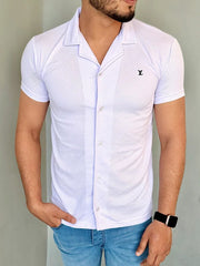 Off-White Safari Texture Casual Shirt- Bebold