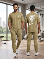 Track Suit for Mens - Beige Color