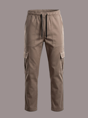 Premium Cargo Trouser Tan Brown Color - bebold
