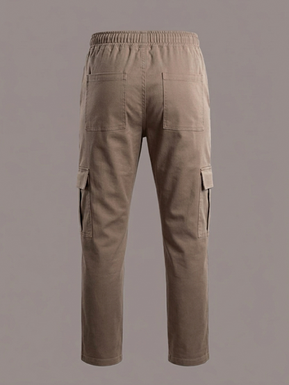 Premium Cargo Trouser Tan Brown Color - bebold