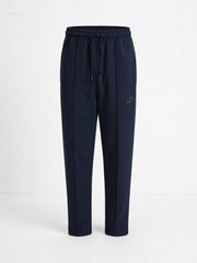 Charcoal black Premium Interlock Trousers-BeBold