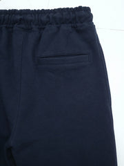 Charcoal black Premium Interlock Trousers-BeBold