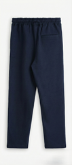Charcoal black Premium Interlock Trousers-BeBold