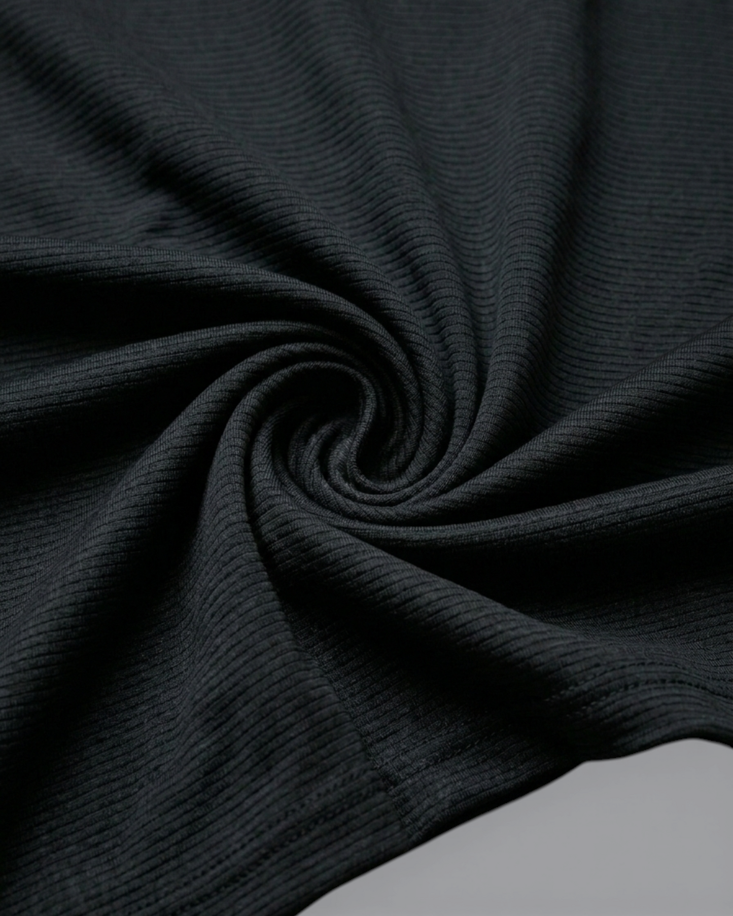 Imported 4-Way Stretch Dry Fit T-Shirt | Black