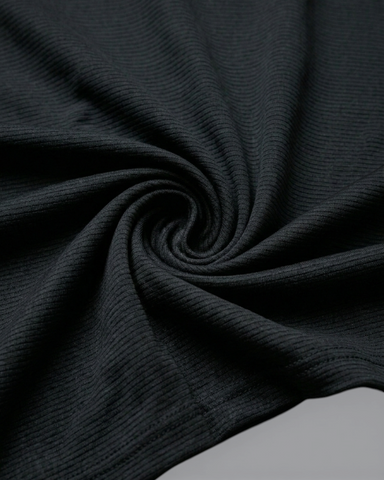 Imported 4-Way Stretch Dry Fit T-Shirt | Black