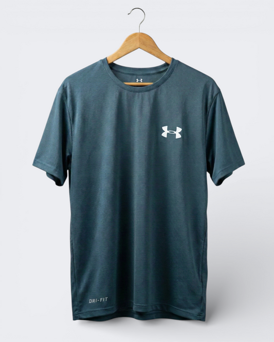 Imported 4-Way Stretch Dry Fit T-Shirt | Forest Green