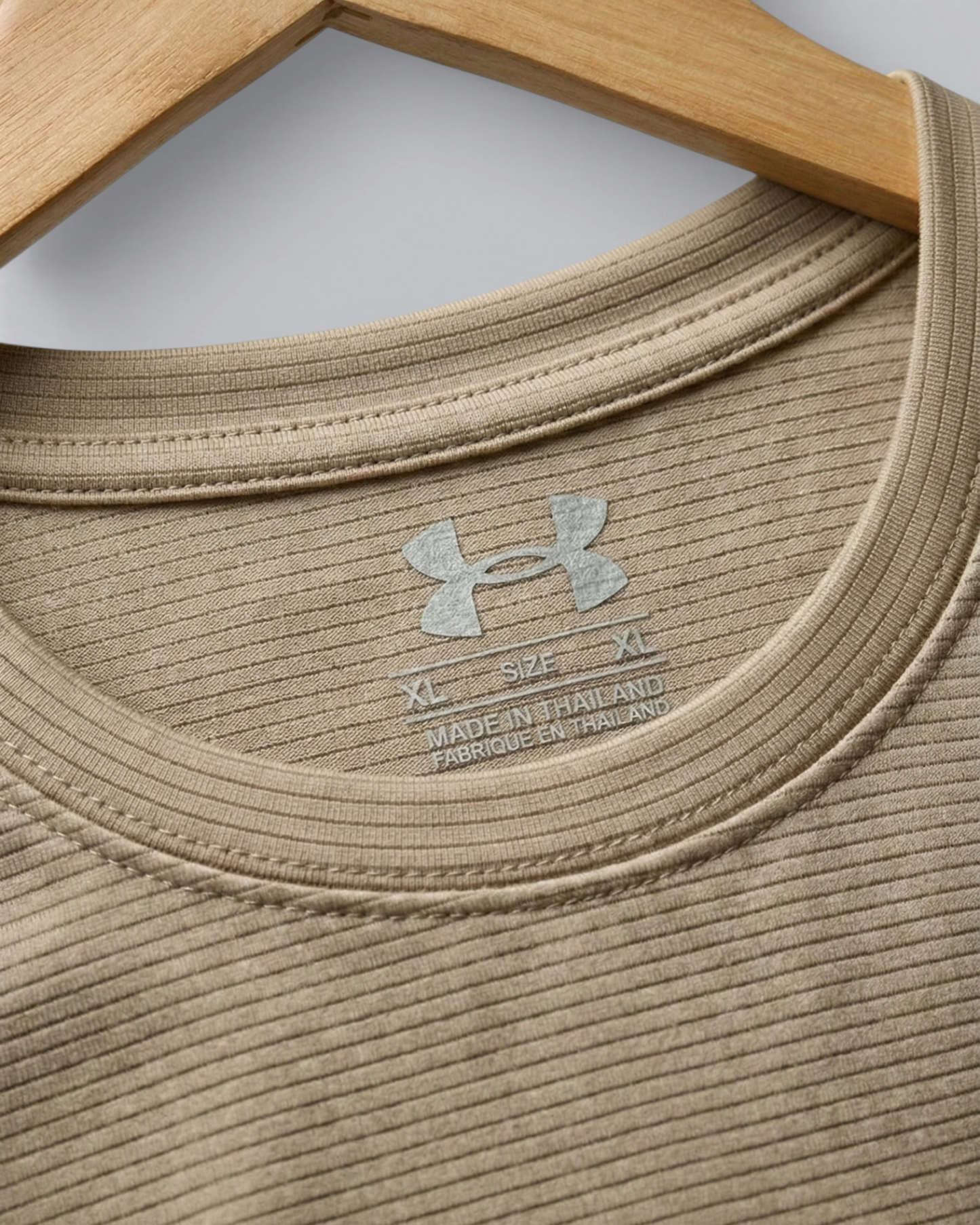 Imported 4-Way Stretch Dry Fit T-Shirt | Beige