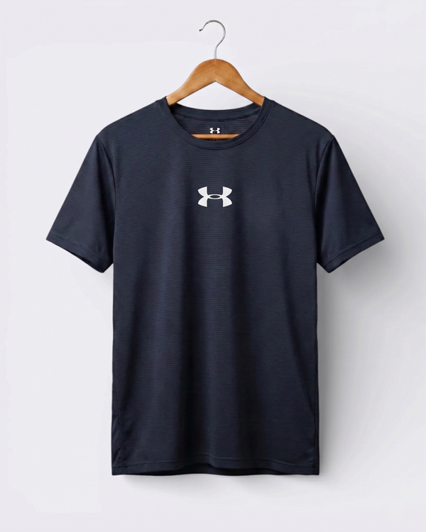 Imported 4-Way Stretch Dry Fit T-Shirt | Navey Blue