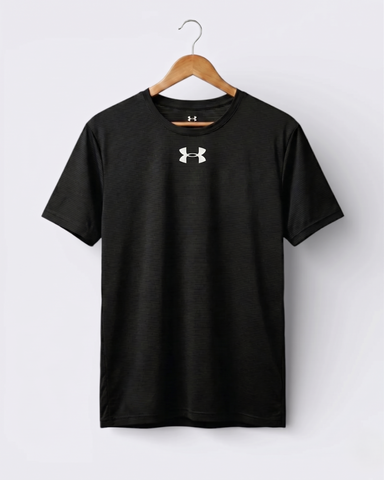 Imported 4-Way Stretch Dry Fit T-Shirt | Black