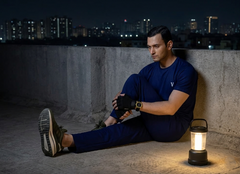 Imported 4-Way Stretch Dry Fit T-Shirt | Navey Blue