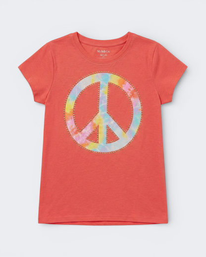 100% Cotton Unity  Printed T-Shirt for Girls | Soft Single Jersey | Sizes 2T to 16