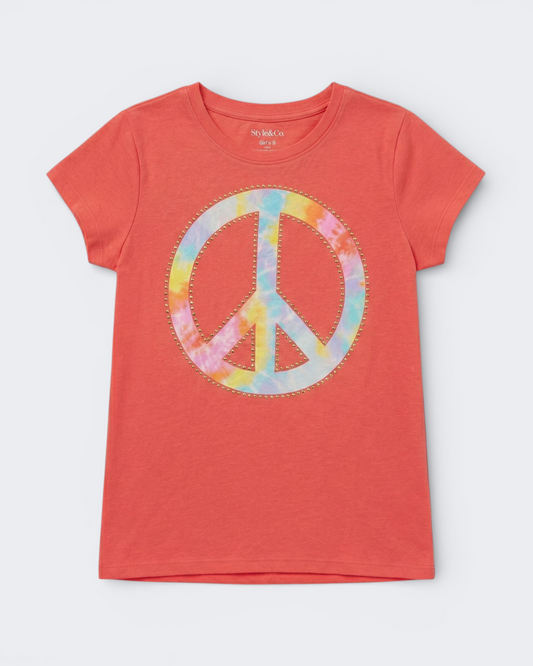 100% Cotton Unity  Printed T-Shirt for Girls | Soft Single Jersey | Sizes 2T to 16