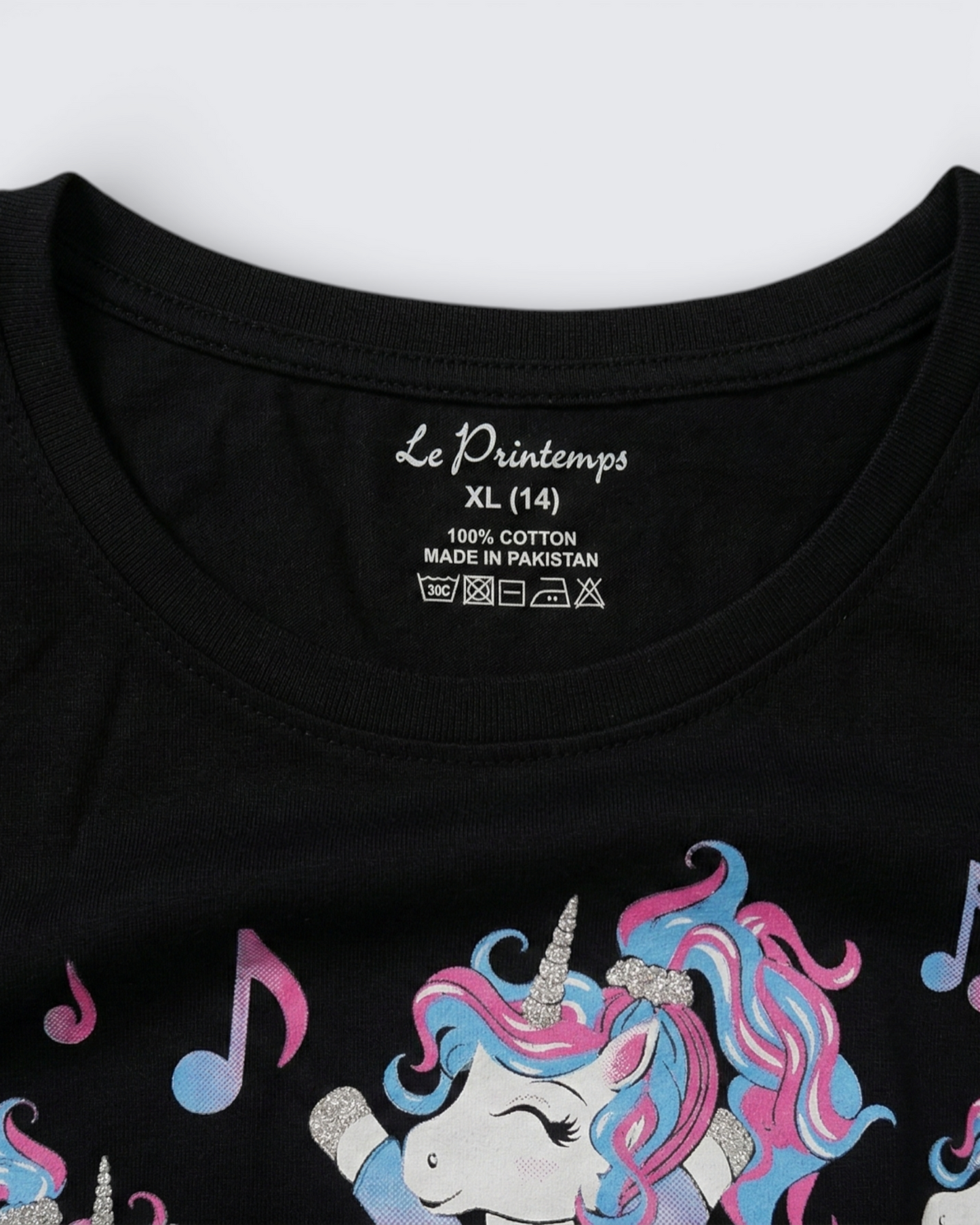 100% Cotton Unicon Printed T-Shirt for Girls | Soft Single Jersey | Sizes 2T to 16