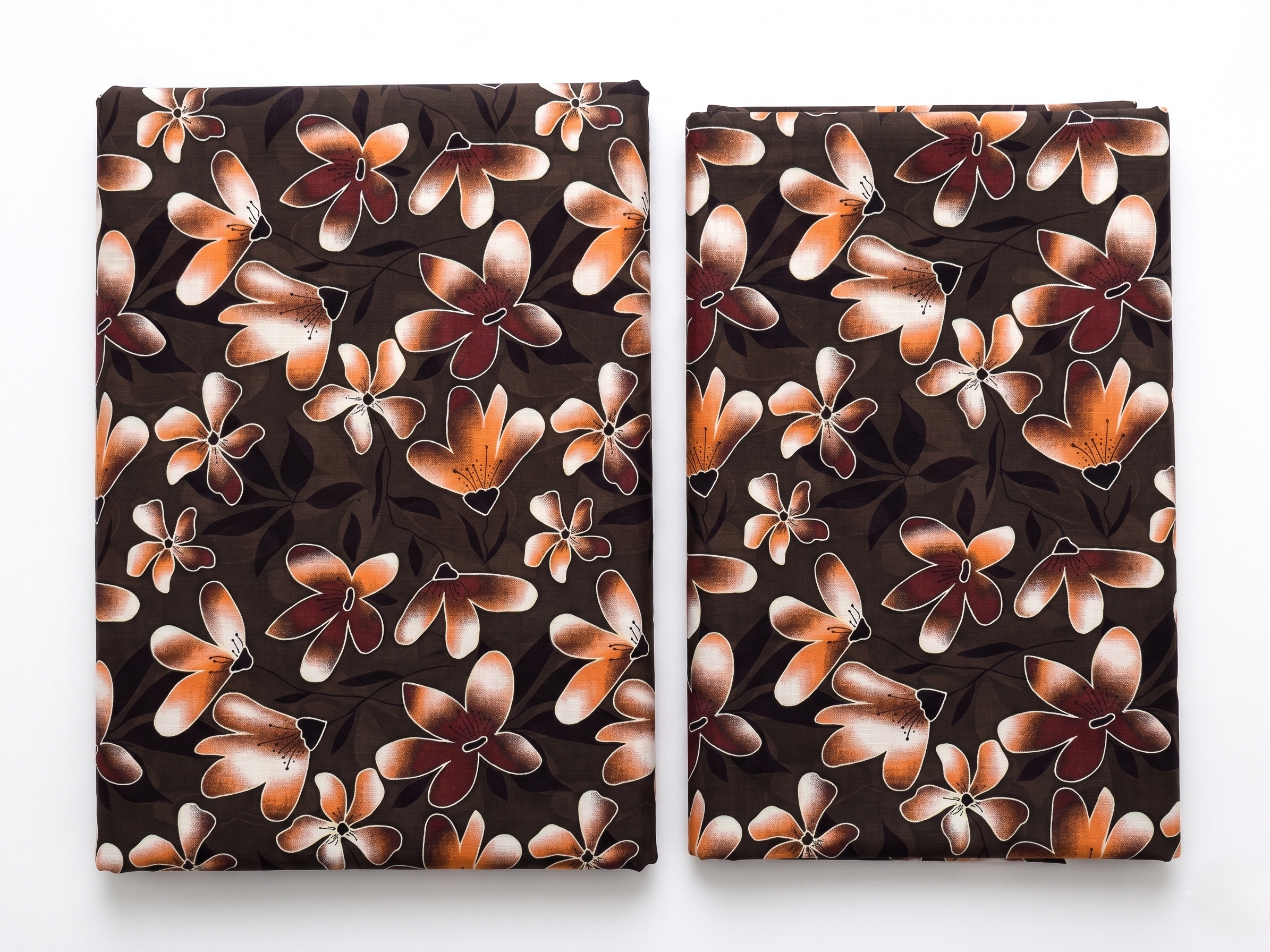Bebold Digital Printed Bana Doria Lawn 2-PC Unstitched | Flora Coffe Brown