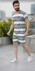 T-Shirt Printed + Shorts – Summer Wear (WYTS108)