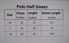 Neon Brown Cotton Half Sleeves Polo Shirt- Bebold