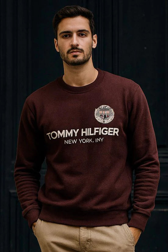 Brown Sweat  Long Sleeve Shirt - Bebold