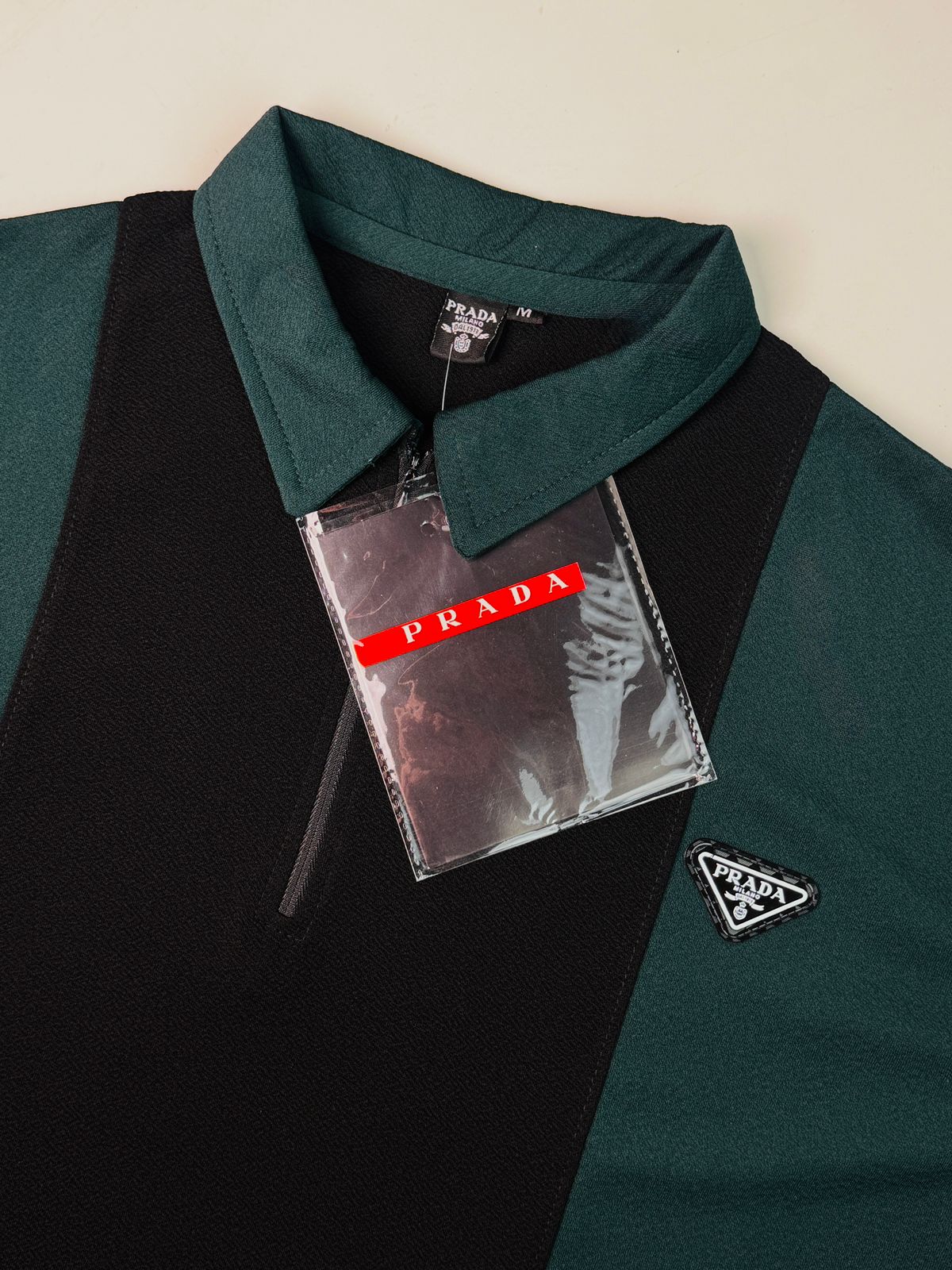 Green Premium Polo Full Sleeves Shirt - Bebold