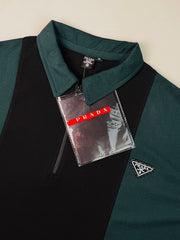 Green Premium Polo Full Sleeves Shirt - Bebold