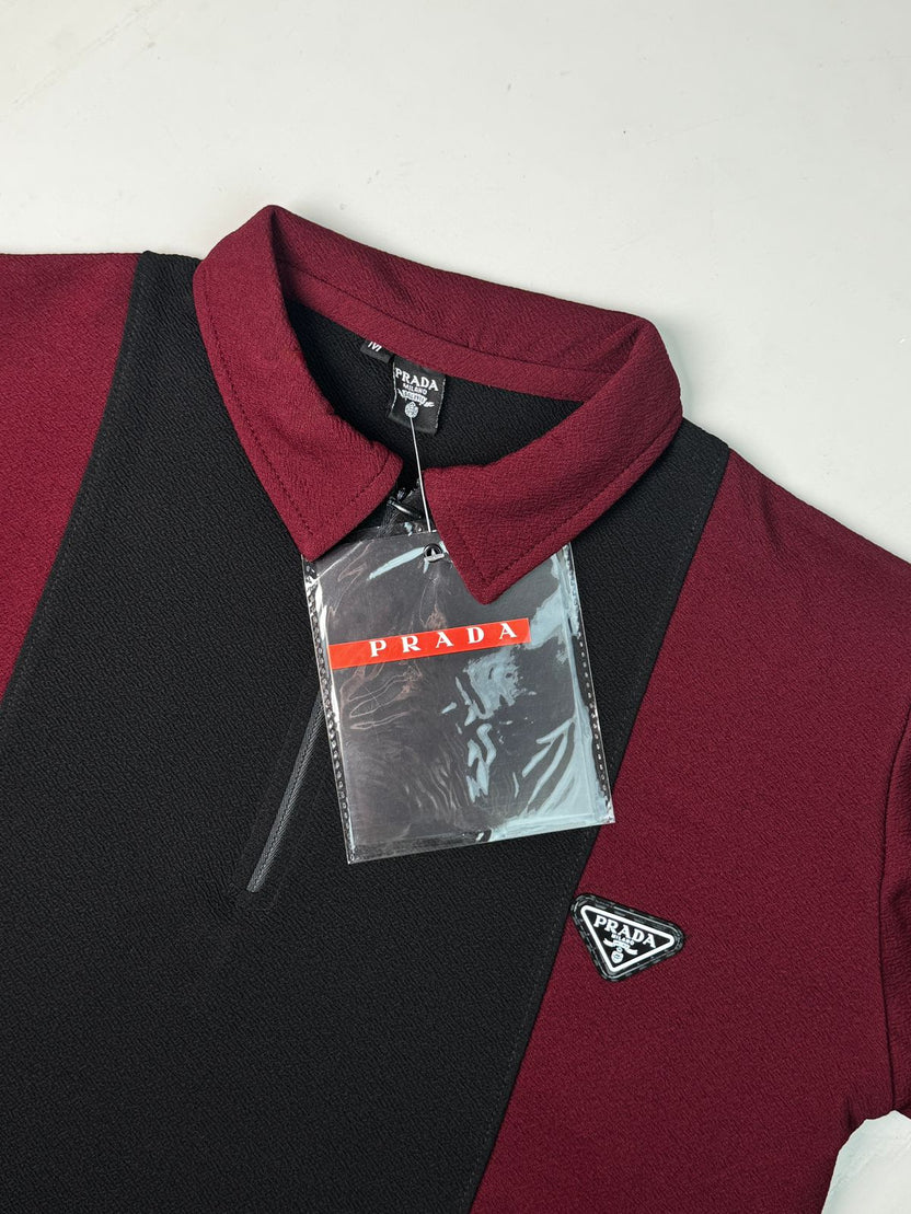 Maroon Premium Polo Full Sleeves Shirt - Bebold