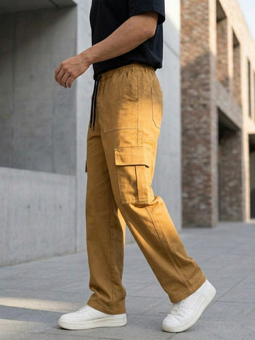 Premium Cargo Trouser Brown Color - bebold