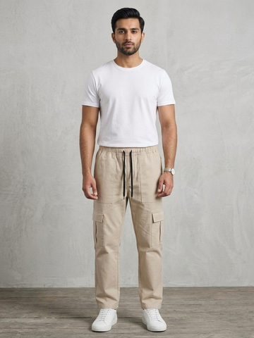 Premium Cargo Trouser Skin Color - bebold