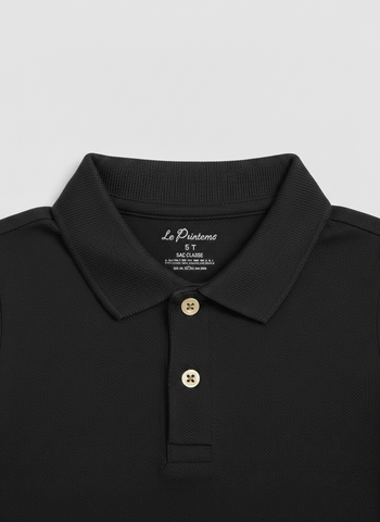 100% Cotton Black Polo for Kids (9 Months - 5 Years) - Skin Friendly & Regular Fit (Copy)