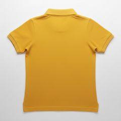 100% Cotton Yellow Polo for Kids (9 Months - 5 Years) - Skin Friendly & Regular Fit