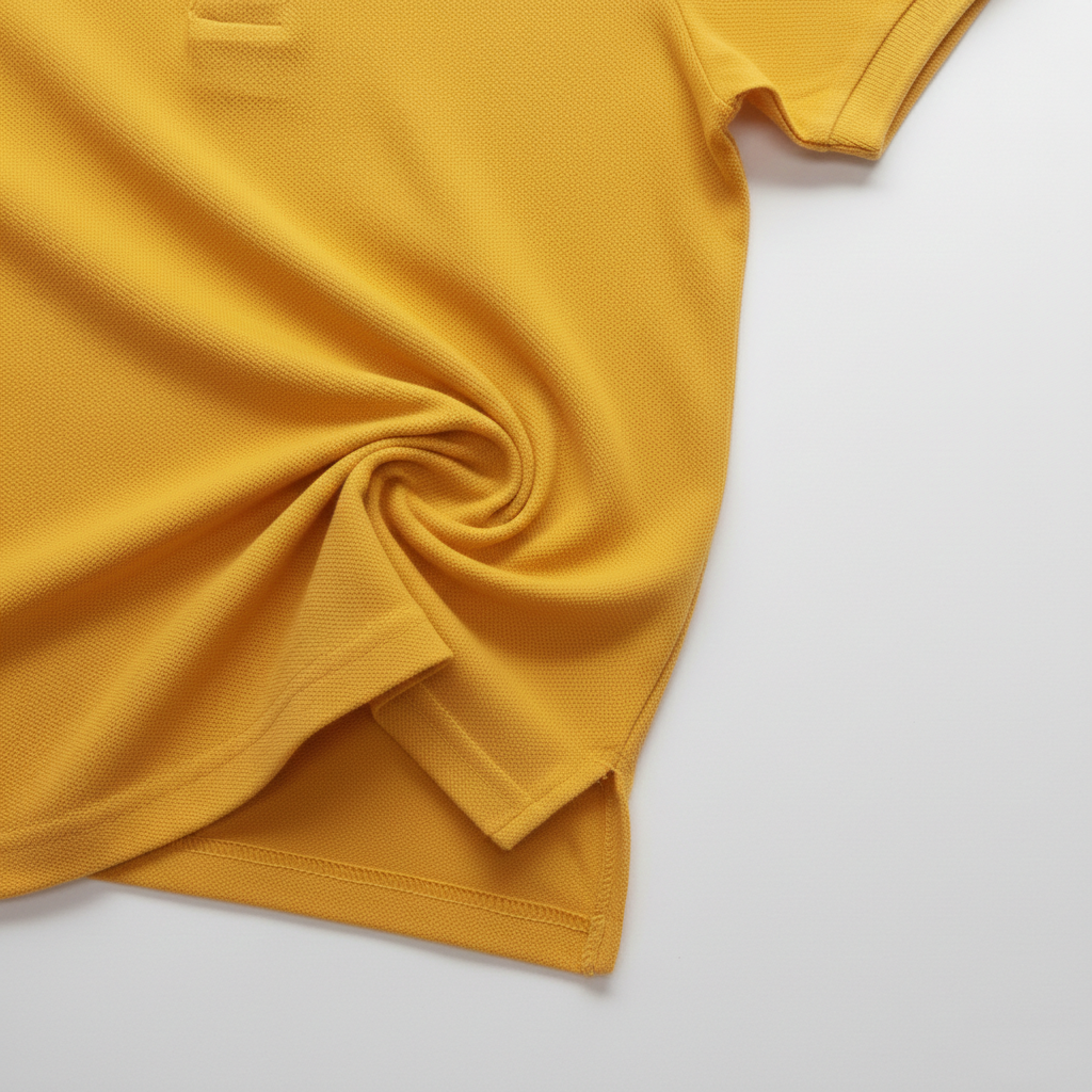 100% Cotton Yellow Polo for Kids (9 Months - 5 Years) - Skin Friendly & Regular Fit