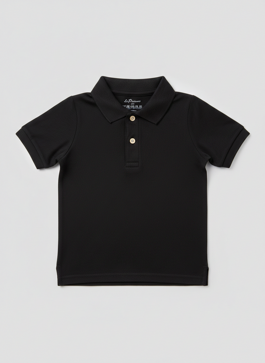 100% Cotton Black Polo for Kids (9 Months - 5 Years) - Skin Friendly & Regular Fit (Copy)