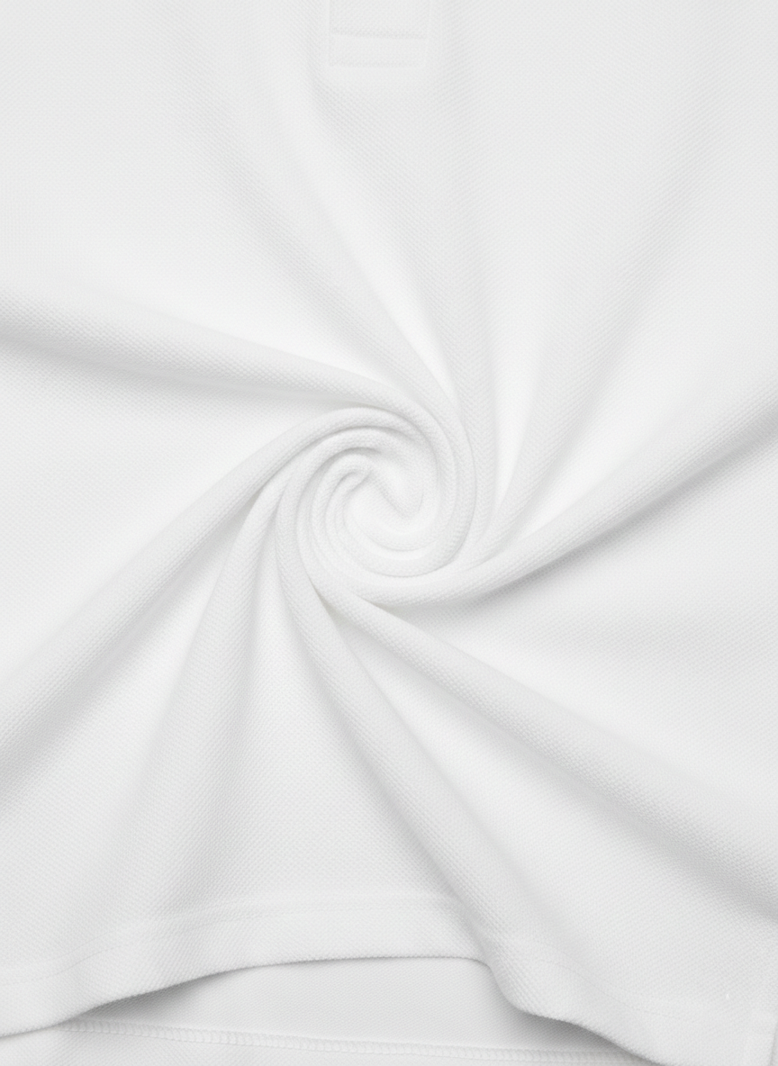 100% Cotton white Polo for Kids (9 Months - 5 Years) - Skin Friendly & Regular Fit